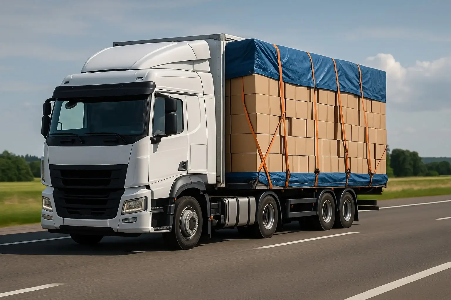 Transporte de carga rápida y segura